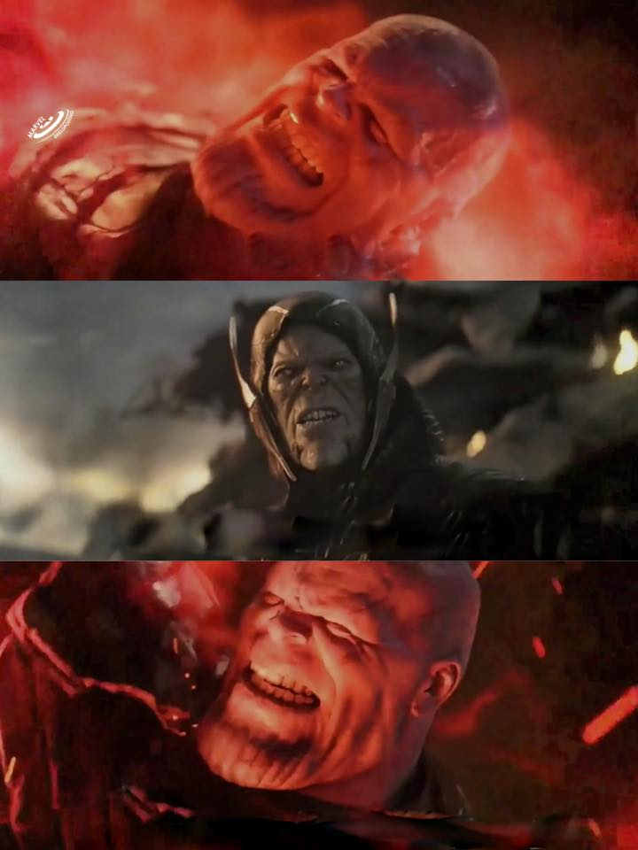 Thanos Rain Fire Blank Meme Template