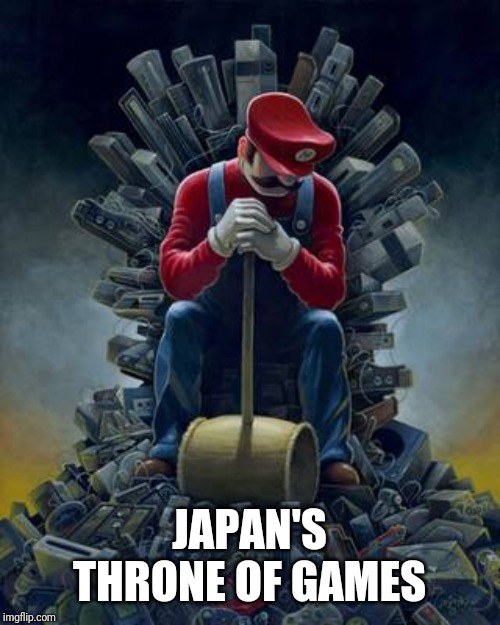 Throne of games by jasinski - DeviantArt Week 2...6-24 to 6-29. A Raydog and TigerLegend1046 event | JAPAN'S THRONE OF GAMES | image tagged in memes,deviantart week | made w/ Imgflip meme maker