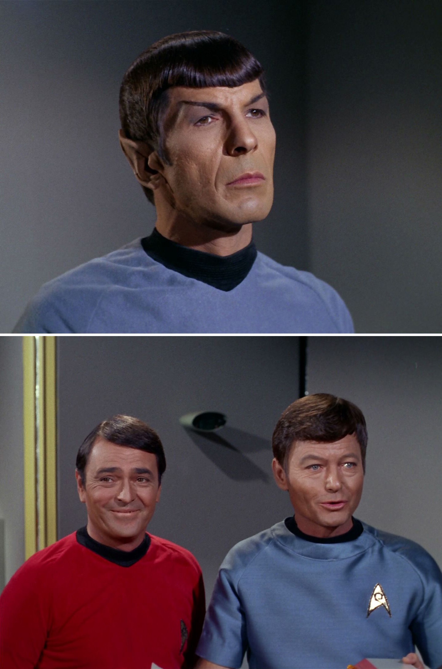 Spock Scotty McCoy 01 Blank Meme Template