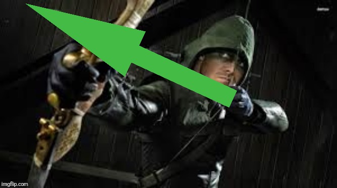 green arrow | image tagged in green arrow | made w/ Imgflip meme maker