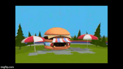Burger joint! | image tagged in gifs,burgertime | made w/ Imgflip images-to-gif maker