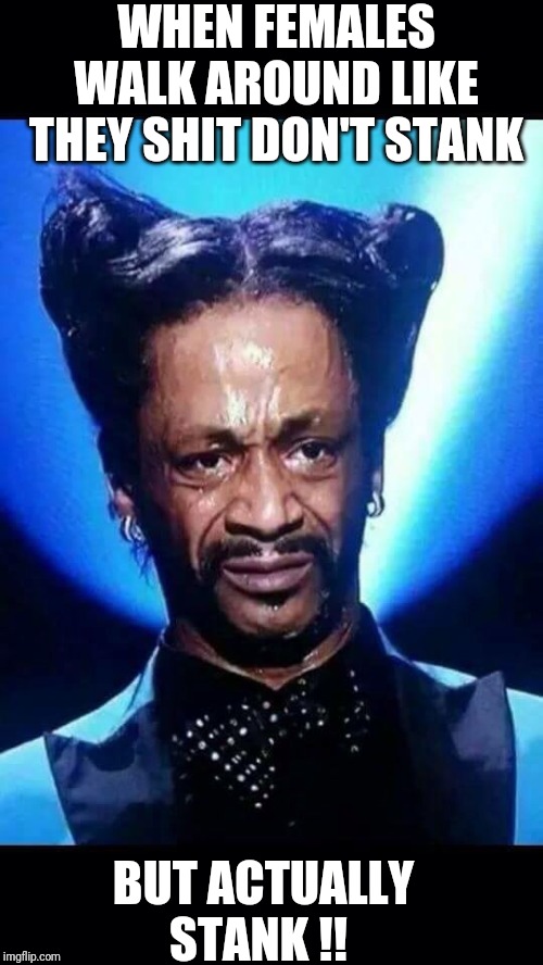 When she acts high class but the smell don't match | WHEN FEMALES WALK AROUND LIKE THEY SHIT DON'T STANK; BUT ACTUALLY STANK !! | image tagged in katt williams | made w/ Imgflip meme maker
