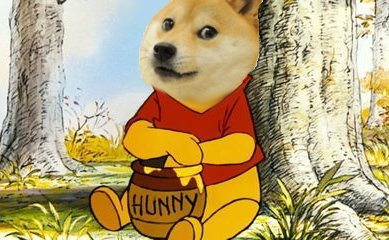 High Quality Winnie the Doge Blank Meme Template