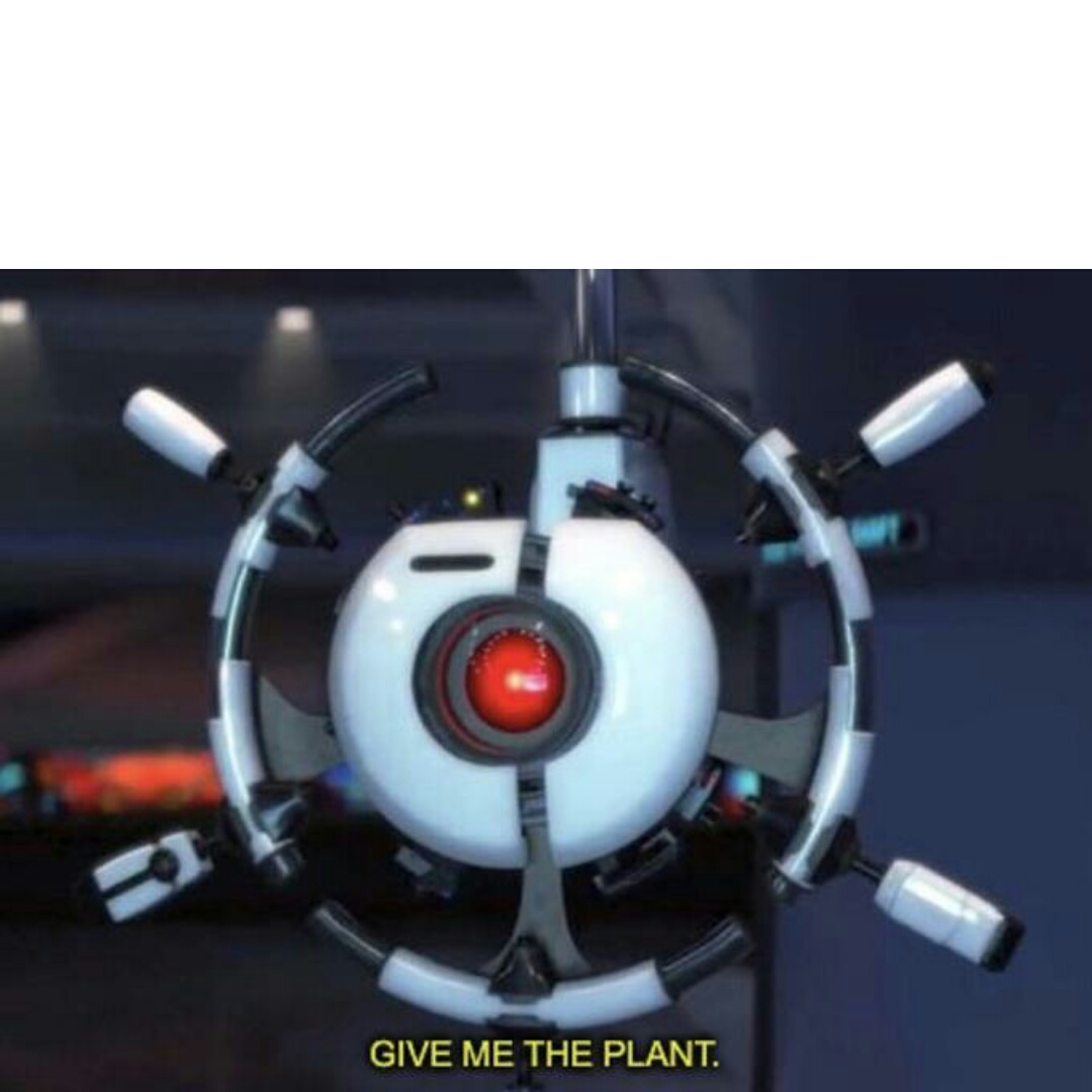 Give me the plant Blank Meme Template