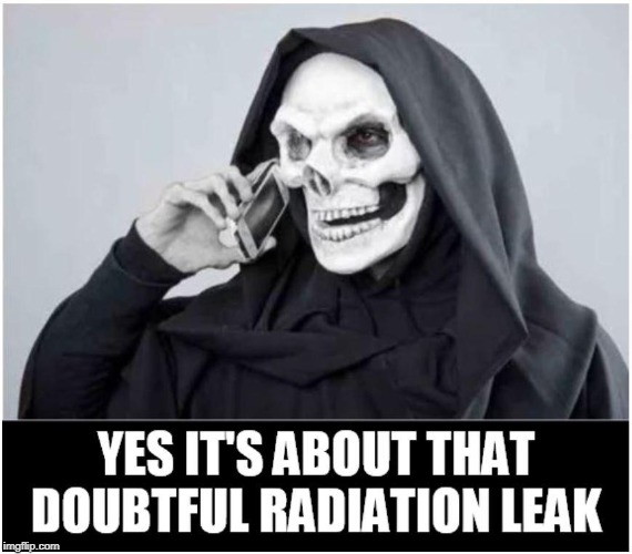 He has a Chernobyl | image tagged in funny,nuke,danger | made w/ Imgflip meme maker