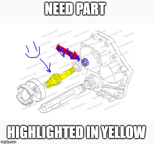 NEED PART; HIGHLIGHTED IN YELLOW | made w/ Imgflip meme maker