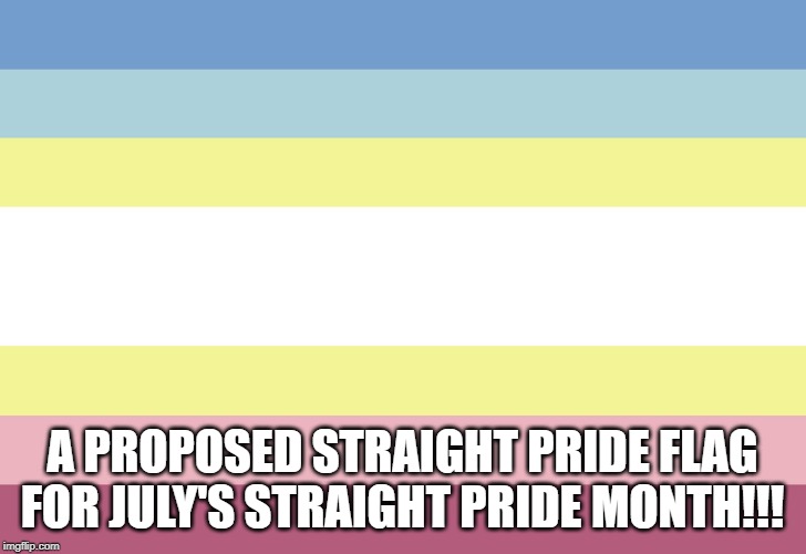 https://i.snag.gy/bZ2QVD.jpg?fbclid=IwAR2yWCAAcg3yi5wQvMD6NoQRW7PU7ZAsUxj78m1PDf3R7PtrKvM5ap1TlyM | A PROPOSED STRAIGHT PRIDE FLAG FOR JULY'S STRAIGHT PRIDE MONTH!!! | image tagged in straight pride | made w/ Imgflip meme maker