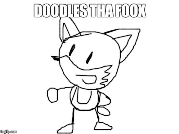 Blank White Template | DOODLES THA FOOX | image tagged in blank white template | made w/ Imgflip meme maker