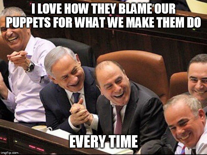 Bibi | I LOVE HOW THEY BLAME OUR PUPPETS FOR WHAT WE MAKE THEM DO EVERY TIME | image tagged in bibi | made w/ Imgflip meme maker