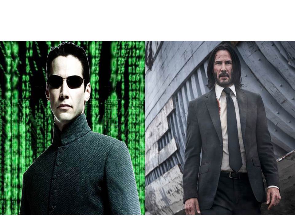 High Quality Then and now, Keanu Reeves Blank Meme Template