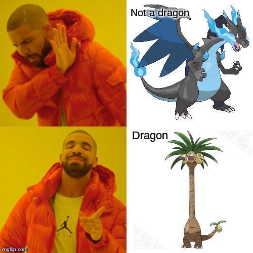 Drake Hotline Bling Meme | Not a dragon; Dragon | image tagged in memes,drake hotline bling | made w/ Imgflip meme maker