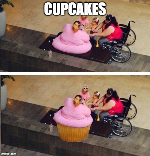 LOL | CUPCAKES | image tagged in food,photoshop | made w/ Imgflip meme maker