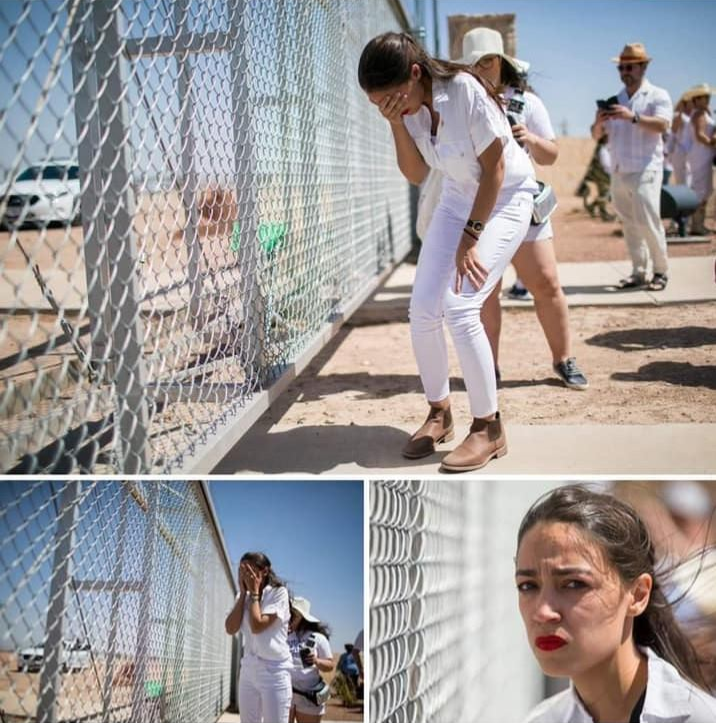 AOC Fence Blank Meme Template