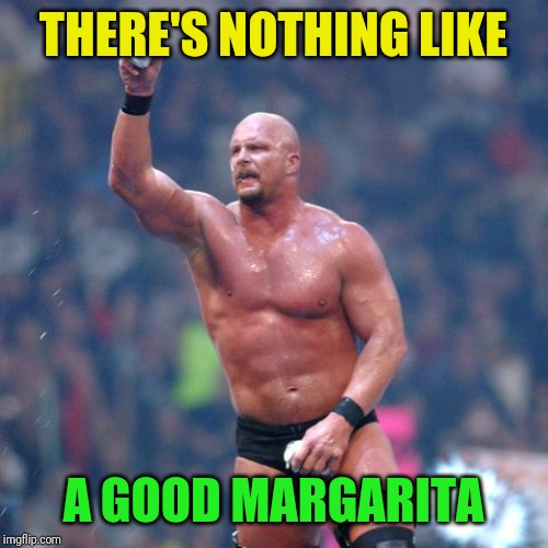 Stone Cold Steve Austin | THERE'S NOTHING LIKE A GOOD MARGARITA | image tagged in stone cold steve austin | made w/ Imgflip meme maker