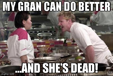 Angry Chef Gordon Ramsay | image tagged in memes,angry chef gordon ramsay | made w/ Imgflip meme maker