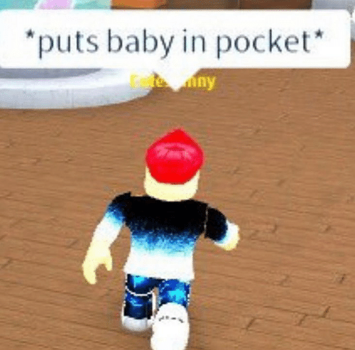 High Quality baby in pocket meme Blank Meme Template