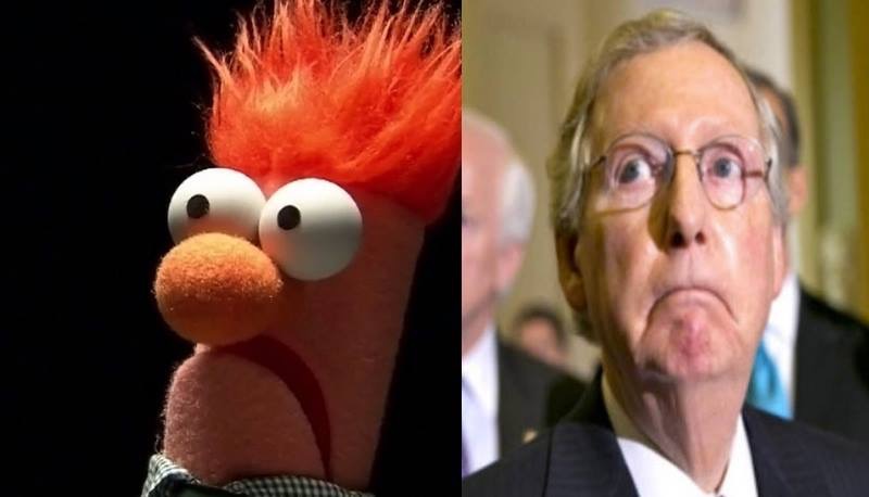 Beaker and Mcconnell Blank Meme Template