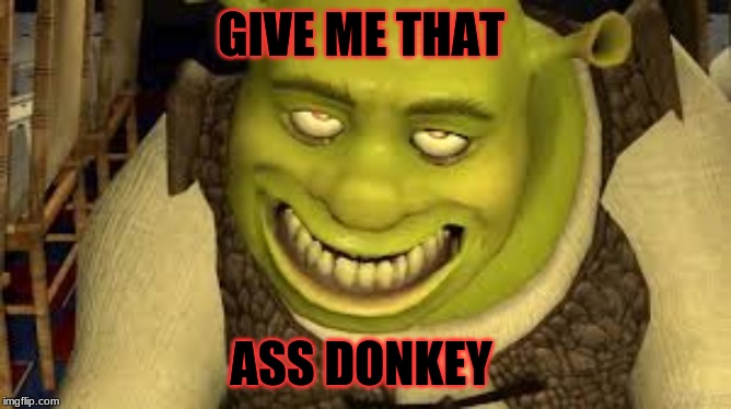donkey | GIVE ME THAT; ASS DONKEY | image tagged in dank memes | made w/ Imgflip meme maker