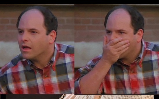 High Quality George shocked Blank Meme Template