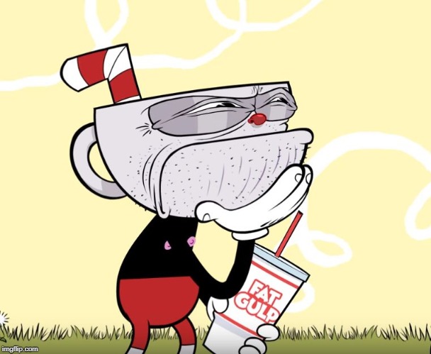 Cuphead Thinking | image tagged in cuphead thinking | made w/ Imgflip meme maker