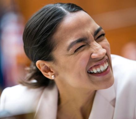 Alexandria Ocasio-Cortez Blank Meme Template