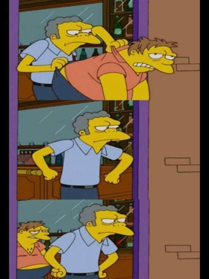 Moe and Barney Blank Meme Template