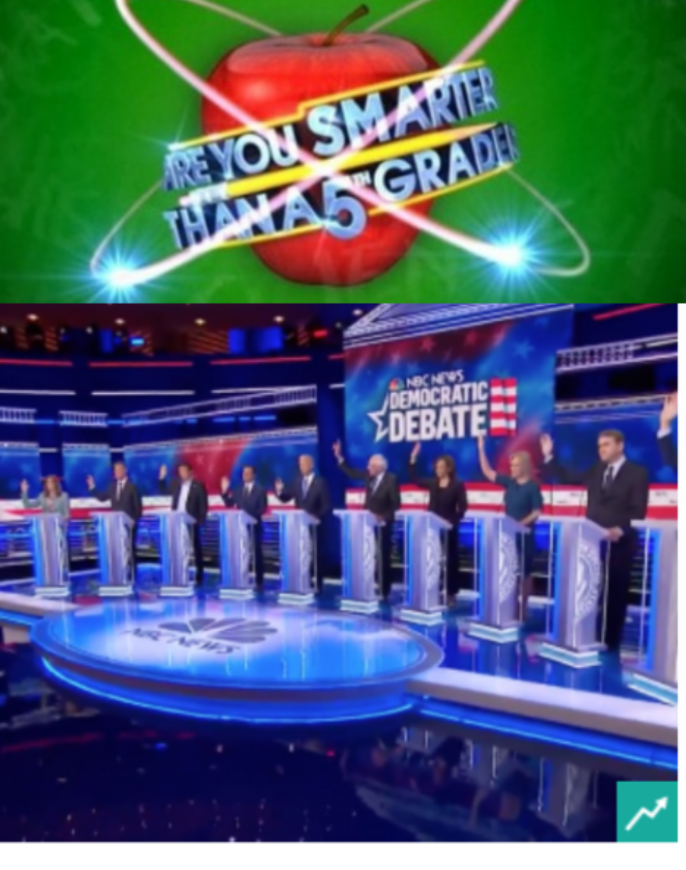 Democrat's debates Blank Meme Template