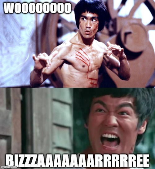 WOOOOOOOO BIZZZAAAAAAARRRRREE | made w/ Imgflip meme maker