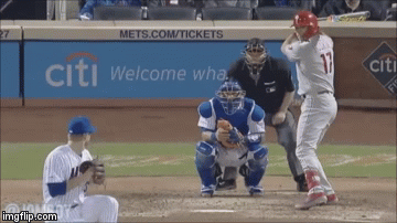Rhys Hoskins | image tagged in gifs,rhys,hoskins,phillies | made w/ Imgflip video-to-gif maker
