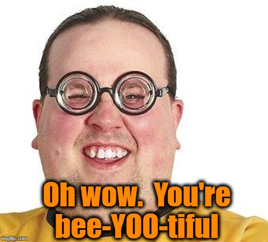 Oh wow.  You're bee-YOO-tiful | made w/ Imgflip meme maker