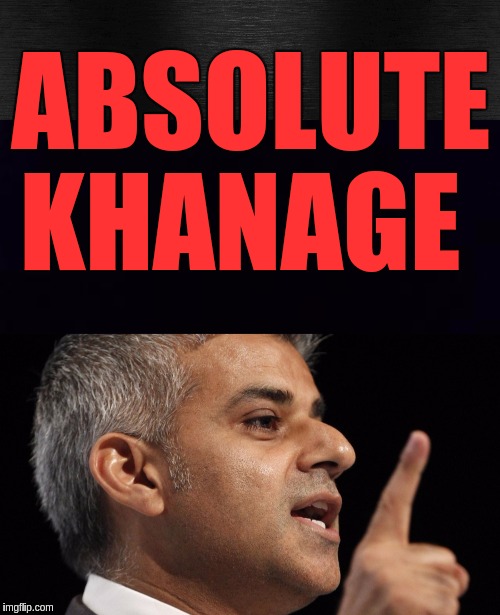 #NEWVODKABRAND | ABSOLUTE KHANAGE | image tagged in sadiq khan,vodka,the great awakening,britain,the most interesting man in the world,silly walk | made w/ Imgflip meme maker