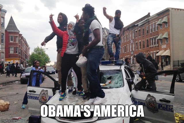 Riot | OBAMA'S AMERICA | image tagged in riot | made w/ Imgflip meme maker