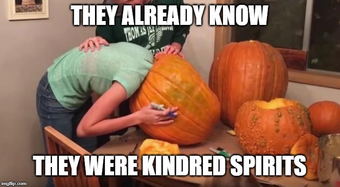 THEY ALREADY KNOW THEY WERE KINDRED SPIRITS | made w/ Imgflip meme maker
