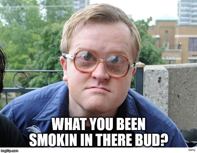 WHAT YOU BEEN SMOKIN IN THERE BUD? | made w/ Imgflip meme maker