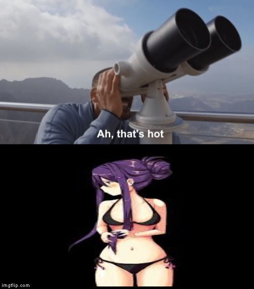Yuri is best girl | image tagged in thats hot,doki doki literature club,yuri | made w/ Imgflip meme maker