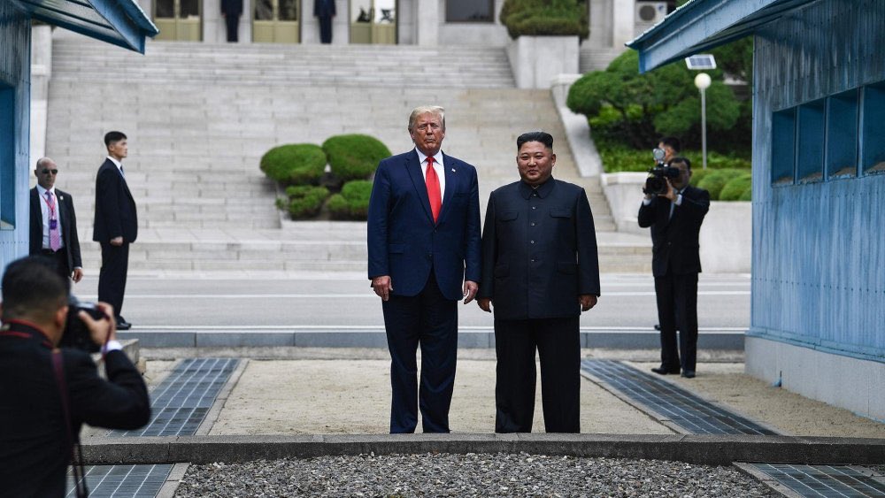 Trump and Kim Blank Meme Template