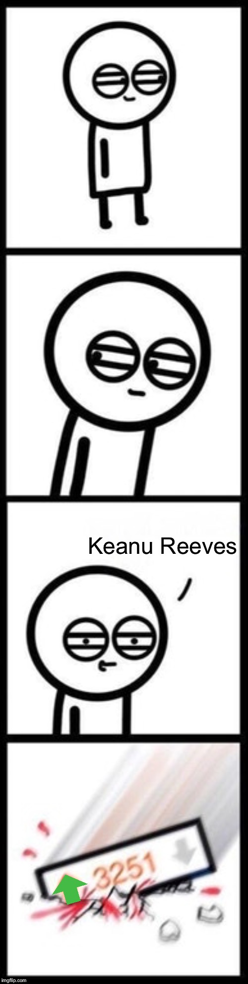 Keanu good | Keanu Reeves | image tagged in 3251 upvotes | made w/ Imgflip meme maker