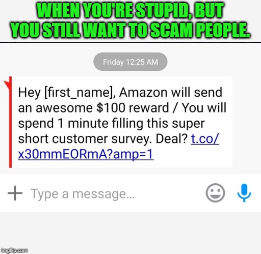You know the saddest part is, there have to be people who fall for  this. | WHEN YOU'RE STUPID, BUT YOU STILL WANT TO SCAM PEOPLE. | image tagged in nixieknox,memes,scam | made w/ Imgflip meme maker
