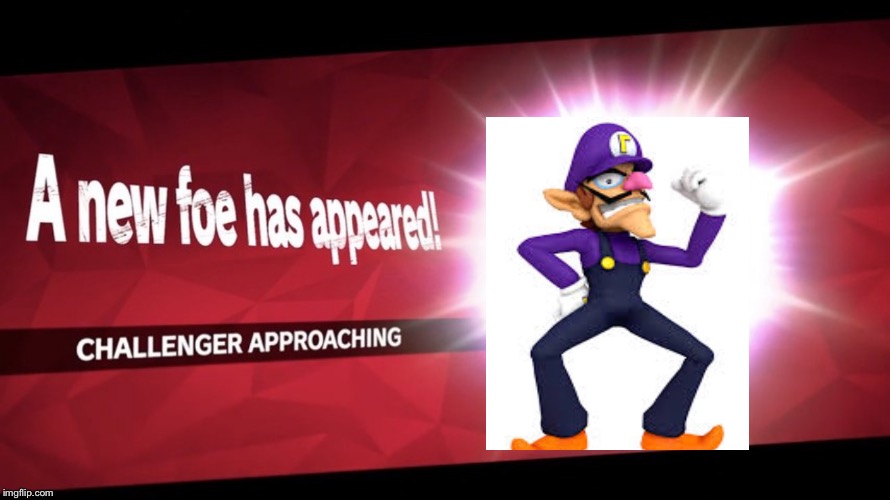 A NEW OPPONENT HAS APPEARED | image tagged in a new opponent has appeared,super smash bros,waluigi,rejected | made w/ Imgflip meme maker
