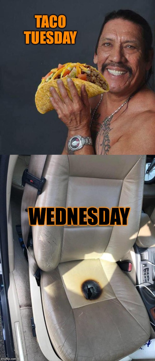 Fire in the hole! |  TACO TUESDAY; WEDNESDAY | image tagged in taco tuesday,wednesday,memes,funny | made w/ Imgflip meme maker