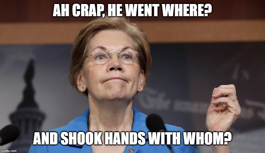 AH CRAP, HE WENT WHERE? AND SHOOK HANDS WITH WHOM? | made w/ Imgflip meme maker