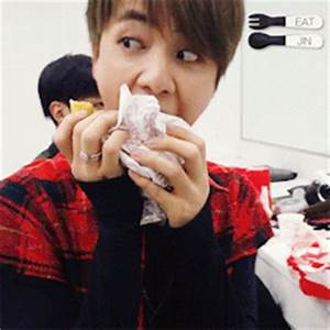 Jin Eating Blank Meme Template