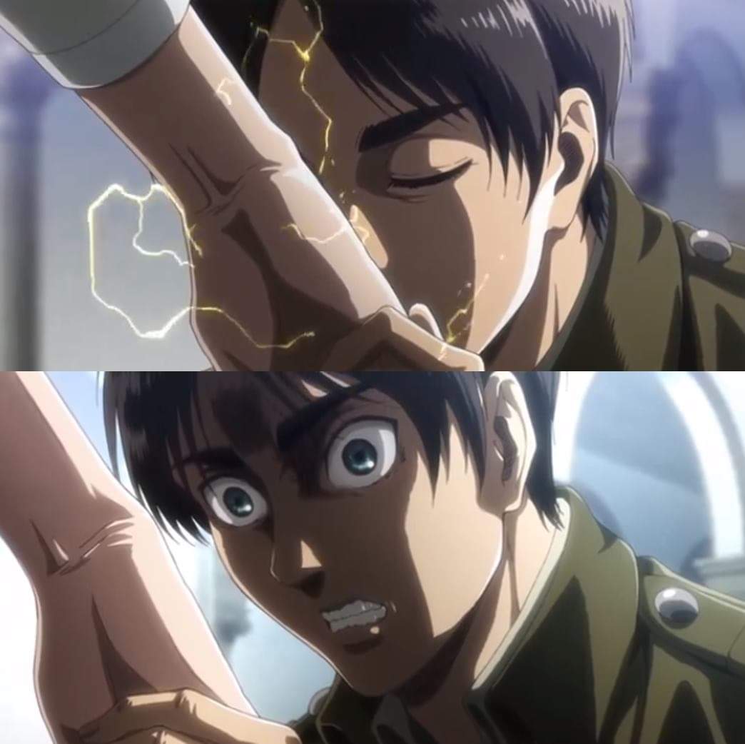 High Quality Attack on Titan Eren Blank Meme Template