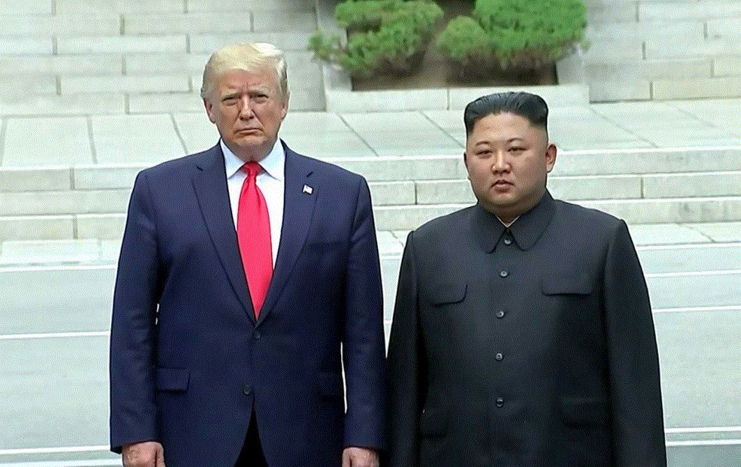 High Quality Trump & Kim Blank Meme Template