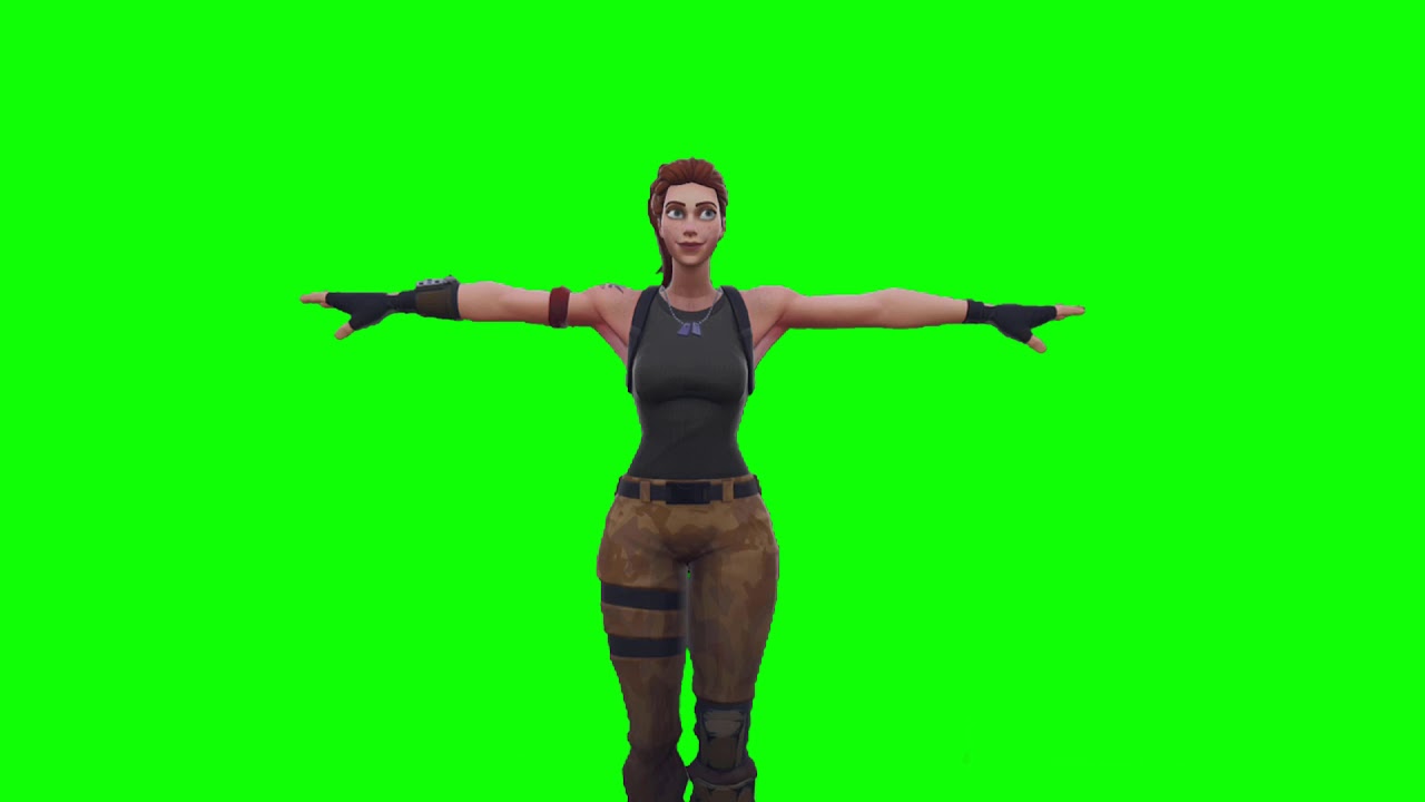 Not funny Fortnite T pose top text bottom text Blank Meme Template