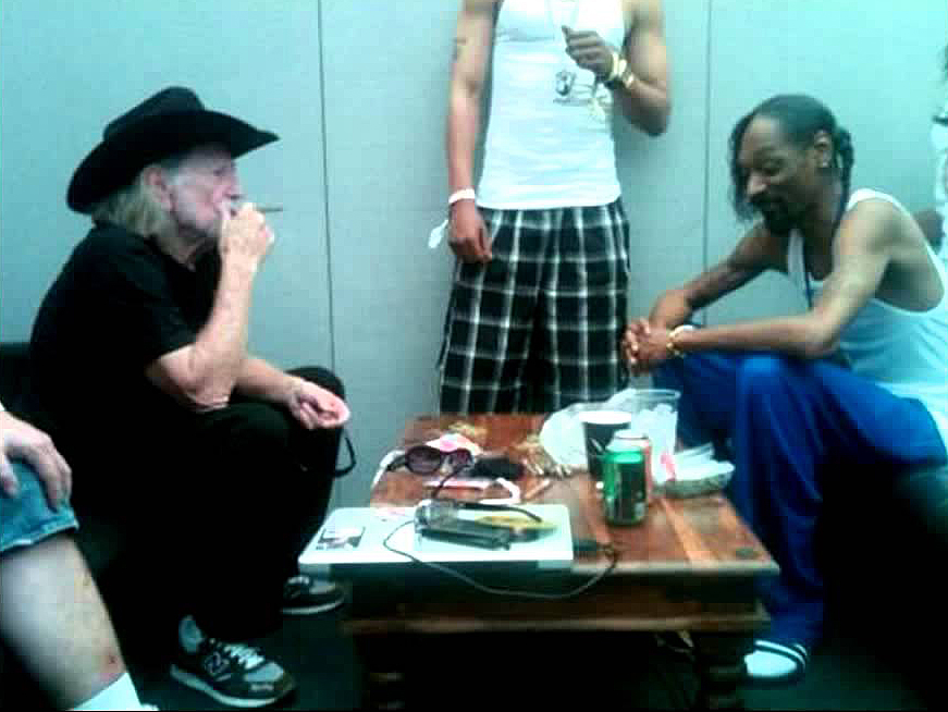 Snoop and Willie Blank Meme Template