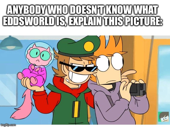 Explain this image, for real | ANYBODY WHO DOESN'T KNOW WHAT EDDSWORLD IS, EXPLAIN THIS PICTURE: | image tagged in explain,eddsworld,memes,reply | made w/ Imgflip meme maker