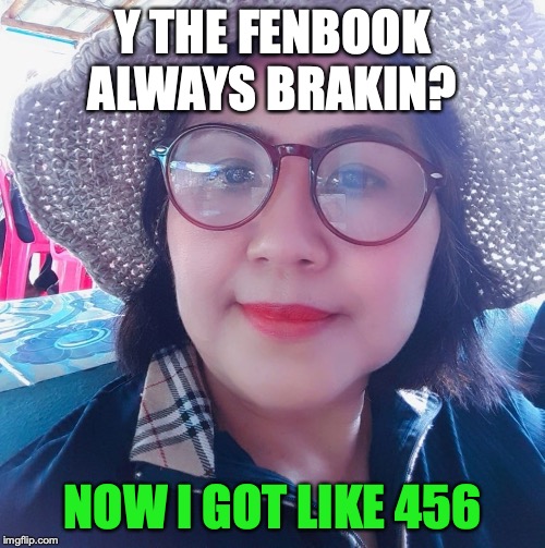 WLAKNANAAA | Y THE FENBOOK ALWAYS BRAKIN? NOW I GOT LIKE 456 | image tagged in fenbook | made w/ Imgflip meme maker
