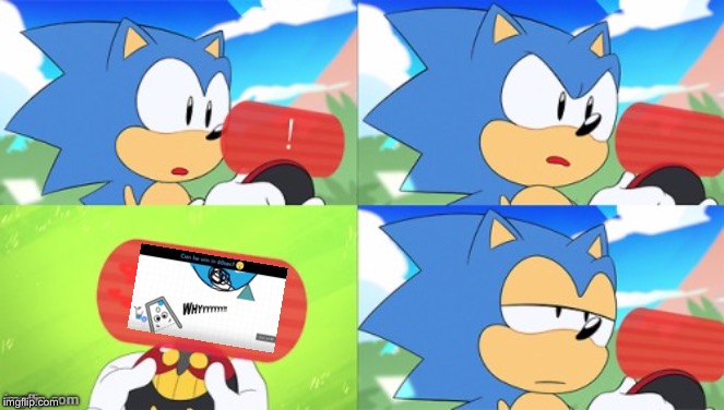 Me whenever I see an ad for a mobile game | image tagged in the sonic mania meme,ads,games | made w/ Imgflip meme maker