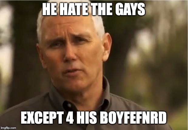 mike pence gay pride meme
